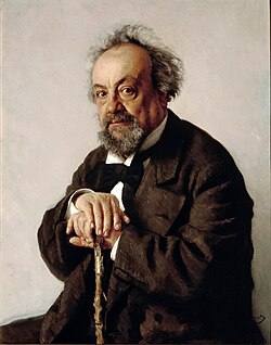 Ilja Repin: Aleksei Feofilaktovitš Pisemski, 1880.