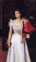 Helena Petrovna Demidova, princesse de San Donato (vers 1890) par John Singer Sargent.