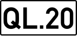 National Route 20 shield}}