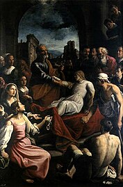 San Pietro che resuscita Tabitha (1611), Fabrizio Santafede