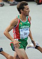 Bronzemedaillengewinner Rui Silva – 2004 war er Olympiadritter, 1998 Vizeeuropameister und 2002 EM-Dritter