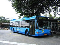 ​ ​ De lichtblauwe bussen van het Servicenet van de SVD