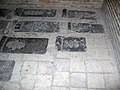 Some old graves, plastered over with cement tombstones, next to the tomb of Amu Abdullah Suqla