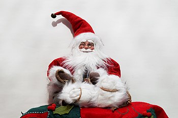 Patung boneka Santa Claus