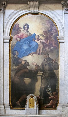 Madonna con i santi Lorenzo Giustiniani, Francesco d'Assisi e Antonio da Padova di Nicolò Bambini