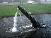 Archimedes screw as a form of art by Tony Cragg at 's-Hertogenbosch in the Netherlands Schroef van Archimedes.jpg