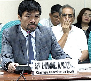 Senator Manny Pacquiao.