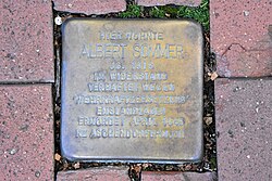 Stolperstein für Albert Sommer