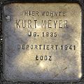 Stolperstein für Kurt Meyer (Richard-Wagner-Straße 23)