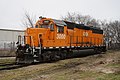 A GP40 owned by Larry's Truck & Electric (LTEX)