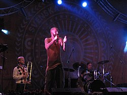 Svenska Akademien Uppsala Reggae Festivaleilla, vuonna 2009.