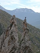 Agujas de piedra caliza