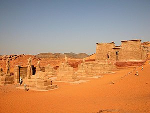 The Wadi es-Sebua Temple by Dennis G. Jarvis.jpg