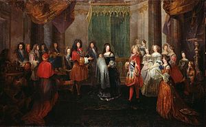 De berte fan de Hartoch fan Boergondië yn Versailles op 6 augustus 1682