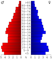 Bevolkingspiramide Owyhee County