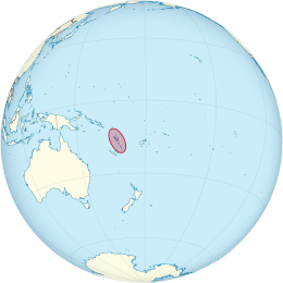 Vanuatu on the globe (Polynesia centered).svg