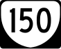 Маркер State Route 150
