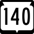 State Trunk Highway 140 marker