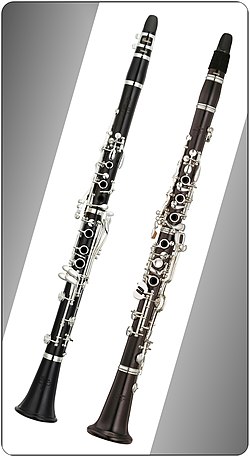 klarinetit ranskalaisella ja saksalaisella järjestelmällä (Boehm ja Oehler)