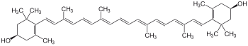 Struktur von Zeaxanthin