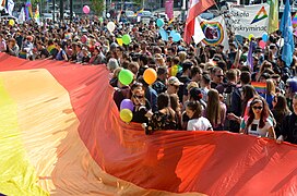 Equality March 2018 in Kraków. See others at Wikimedia Commons