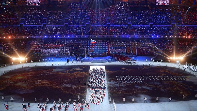 Ficheiro:2014 Winter Olympics opening ceremony (2014-02-07) 09.jpg