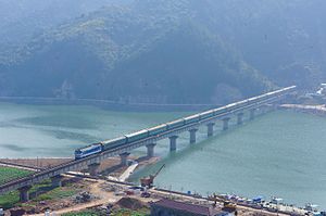 Jinhua–Wenzhou Railway over Daxi River