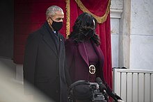 Barack Obama and Michelle at the inauguration of Joe Biden 210120-D-WD757-1249 (50861341397).jpg