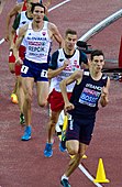 Jozef Repčík (hier an dritter Stelle) landete in seinem Halbfinale auf dem achten und letzten Rang