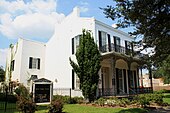 Admiral Raphael Semmes House at 804, built in 1858. On the National Register of Historic Places. Post-Civil War home of Raphael Semmes, captain of the CSS Alabama.