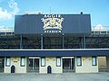 Old Aggie Stadium Pressbox before Demolition