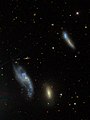 Arp 313 (NGC 3991, NGC 3994 und NGC 3995)