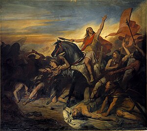 Картина "Битва при Толбіаку" Арі Шеффера.