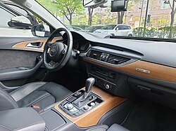 Audi_A6_C7_Black_Perforated_Valcona_Walnut_Layered_Wood_(6)