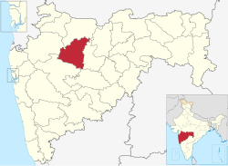 Location of ಔರಂಗಾಬಾದ್ district in ಮಹಾರಾಷ್ಟ್ರ