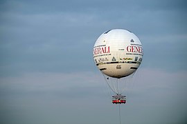 Ballon Generali blanc (depuis 2018).