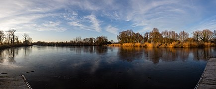 Le canal d’Ille-et-Rance pris par les glaces — EdouardHue