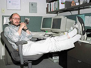 Photo of Bjarne Stroustrup, creator of the programming language C++.
