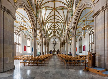 The nave looking west