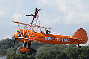 Wingwalker gesponsord door Breitling