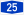 Bundesautobahn 25 number.svg