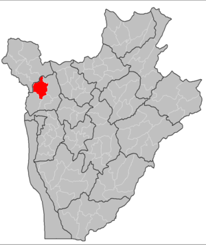 Commune of Bubanza in Burundi