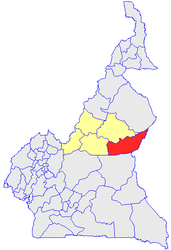 Dipartimento di Mbéré – Mappa