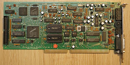 SoundBlaster Pro, a common sound card of the era.