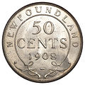 50 cents (1908).[5]