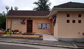 The town hall in Chancia