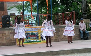 Fête de la jeunesse à Coroico.