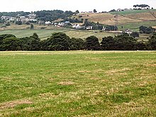 Le village de Cottingley et la North Bank Road.