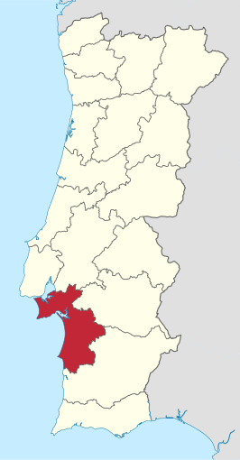 Kaart van Setúbal