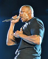 Hip hop pioneer Dr. Dre won in 2001. Dr. Dre at Coachella 2012 cropped.jpg